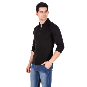 Camiseta de Golf Personalizada para Hombre, Tallas Grandes, Logotipo Bordado, Tejido Transpirable, Lona Sólida, Marca Propia - Product Image 4