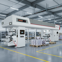 Machine de laminage haute vitesse pour rouleaux de papier aluminium sec, vente en gros d'usine chinoise, similaire aux modèles de référence