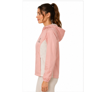 เสื้อแจ็คเก็ตกันลมสำหรับผู้หญิงรุ่นใหม่ น้ำหนักเบา กันลม ระบายอากาศได้ดี มีฮู้ด ซิปยาวเต็มตัว เหมาะสำหรับกิจกรรมกลางแจ้ง เดินป่า วิ่ง และสวมใส่สบายทุกวัน - Product Image 2