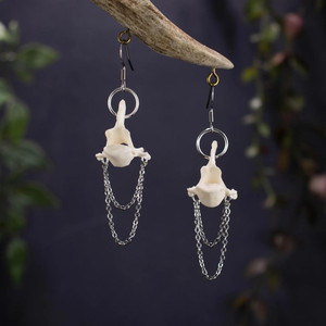 Handcrafted Bone <b>Earrings</b> for Women – Natural Tribal Style Jewelry - Product Image 1