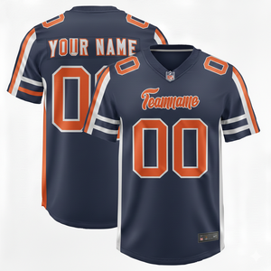 Maillot de football américain léger et respirant à manches courtes, design personnalisé, haute qualité, grande taille, vêtements de sport en polyester, prix bas - Product Image 1