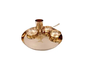 Дизайнерский обеденный набор бронзовой круглой формы, стеклянная ложка, кухонная посуда, посуда, посуда для отеля, посуда, дизайн дерева