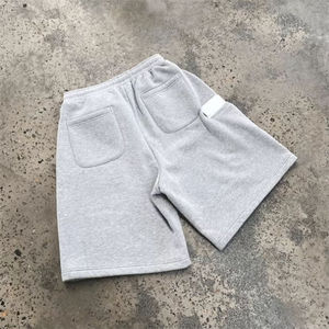 Shorts de sport pour hommes personnalisés de haute qualité, motif uni, respirant, séchage rapide, 100% polyester - Product Image 5
