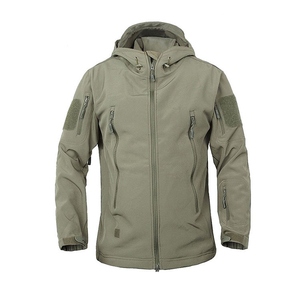 Factory Wholesale Custom Outdoor <b>Soft</b> <b>Shell</b> Winter <b>Jacket</b> Mens Waterproof Windproof Breathable Zipper Print New Custom Made - Product Image 5