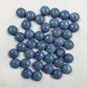 Opale bleue naturelle de qualité supérieure 7 mm, forme dôme ronde, cabochon, pierres précieuses en vrac en gros, toutes tailles personnalisées disponibles - Product Image 2