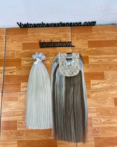 Máquina de Extensiones de Cabello Vietnamita, Trama de Piel, Cabello Humano Remy Vietnamita, Extensiones Pre-Adheridas, 100g, Estilo Tejido Liso - Product Image 1