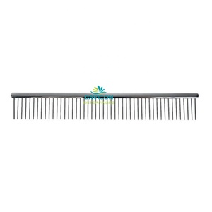 Peine profesional de acero inoxidable de alta calidad para el cuidado de mascotas MENYDA, peine de metal para perros, gatos y otras mascotas - Product Image 1