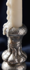 Candelabro de Aluminio Hecho a Mano de Diseño Clásico Vintage, Sin Plomo, Sin Llama, Duradero, para Decoración del Hogar, Bodas/Navidad/Cumpleaños - Product Image 3