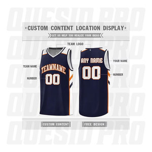 Maillots de basket-ball en mesh de qualité supérieure, séchage rapide, respirants, vêtements de sport d'équipe, chemises personnalisées avec logo, fournisseur OEM en gros - Product Image 5