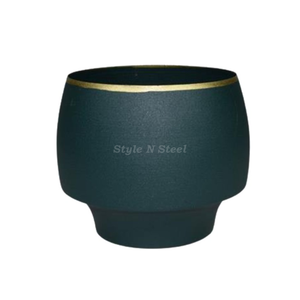 Maceta Moderna y Clásica para Interiores y Exteriores, Resistente, con Recubrimiento de Polvo de Hierro, Multiusos, con Drenaje - Product Image 1