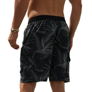 Pantalones Cortos de Baño Ligeros de 1 Pieza en Oferta, Elásticos, Cómodos, Deportivos, de Alta Elasticidad, con Diseño Estampado para Hombre - Product Image 2