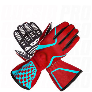 Premium Racing <b>Gloves</b> Anti Slip Breathable Protective Hand <b>Grip</b> <b>Gloves</b> for Cycling Kart Ski Racing Outdoor Sports High - Product Image 4