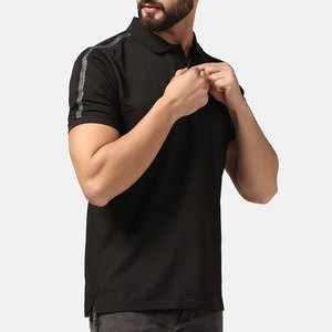 Casual Men's Polo <b>Shirt</b> Slim Fit Cotton Short Sleeve Business Golf Tops Fashion Solid Color <b>Collar</b> <b>T</b>-<b>Shirt</b> For Summer Wear - Product Image 2