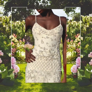 Robe de soirée de qualité supérieure au design sirène pour femmes, robe élégante brodée à la mode - Product Image 1