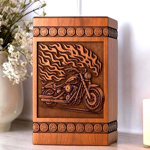 Custom Engraved Wooden Resin Urn <b>Box</b>: Pet/Human <b>Memorial</b> <b>Keepsake</b> urn <b>Memorial</b> <b>Keepsake</b> by AYAANS - Product Image 1