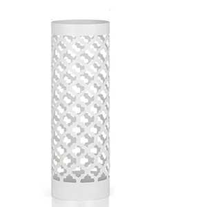 Modern <b>Grey</b> Metal Umbrella Stand Square Geometric Honeycomb Cutout Entryway Walking Stick Cane <b>Storage</b> Bucket Rack Wholesale - Product Image 3