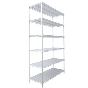 6000lbs Capacity 6-Tier NSF Metal <b>Wire</b> Shelving Unit Heavy Duty Storage <b>Rack</b> Adjustable <b>Rack</b> Wheels <b>Shelf</b> Liners 6000lbs - Product Image 5