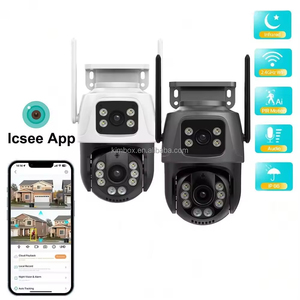 Caméra de sécurité <span class=keywords><strong>WiFi</strong></span> PTZ à double objectif 6MP pour extérieur, détection humaine par IA, suivi automatique, conception étanche - Product Image 2