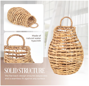 Water Hyacinth Woven <b>Hanging</b> <b>Basket</b> Made In Vietnam Eco-friendly material used for Home decoration - Product Image 2