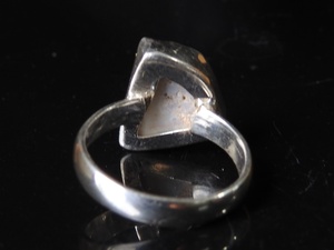 Opale australienne naturelle polie brute, sertie en argent, pierre précieuse classique, cadeau idéal pour elle, nouvelle arrivée - Product Image 6