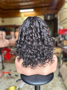 14inch Cheapest Wholesale Price Luxury Bouncy Natural Color Large Stock Vietnamese <b>Human</b> <b>Hair</b> Bundles Curly <b>Wig</b> <b>Hair</b> Extensions - Product Image 2