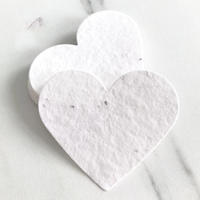 Feuilles de papier vierge recyclable enduites de PE écologiques personnalisées avec graines florales, emballage biodégradable plantable Boxit.pk