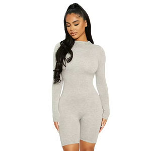 Mono Elegante para Mujer, Estilo de Fiesta, Ajustado, Largo hasta la Rodilla, Cuello Redondo, Manga Larga - Product Image 4