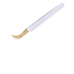 แหนบสแตนเลสปลายเรียบสำหรับติดขนตาปลอม ความยาว 10 มม. - Product Image 4