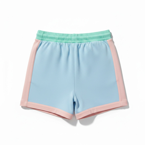 Shorts d'été tricotés pour femme, côtelés, taille haute, style cycliste, ensemble décontracté pour la détente, shorts assortis, mode urbaine estivale - Product Image 2