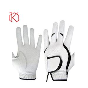 Guantes de golf unisex al por mayor de cuero genuino de color personalizado talla única para todas las manos deportivas - Product Image 2