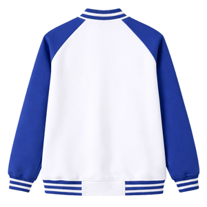 Chaqueta Varsity Blanca de Felpa Phi Beta Sigma, Ropa de Fraternidad Griega con Estilo Universitario Clásico, Calidez y Comodidad Premium - Product Image 5