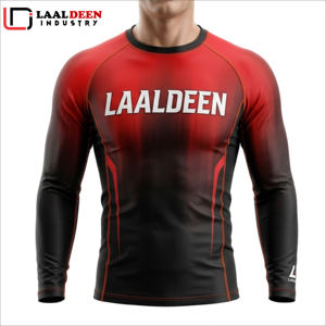 เสื้อยืดซับลิเมชั่นสำหรับผู้ชาย บีเจเจ คิกบ็อกซิ่ง MMA แรชการ์ด คิโมโน มวยปล้ำ ป้องกันรังสียูวี UPF จัดส่งฟรี - Product Image 5