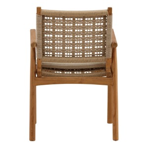 เก้าอี้ไม้มินิมอลพร้อมเบาะทอมือและโครงน้ำหนักเบา เก้าอี้ดีไซน์ทันสมัยสำหรับร้านกาแฟ ร้านอาหาร และการตกแต่งภายในธุรกิจบริการ - Product Image 4