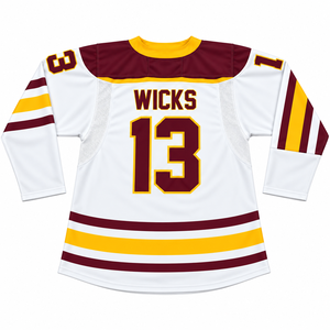 Camisetas de Hockey Reversibles Personalizadas con Bordado en los Hombros y Cuello con Cordones - Product Image 4