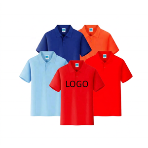 Polo à manches courtes pour homme 100% coton, couleur unie, respirant, coupe classique, décontracté, avec logo imprimé sur le devant - Product Image 5