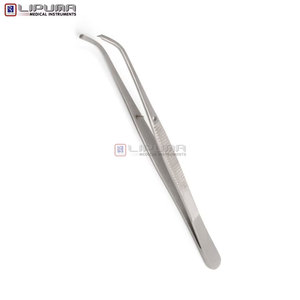 Pince à tissus manuelle Taylor Semken 12,5 cm/4,9 po, à dents encastrées 1x2, instruments chirurgicaux médicaux, norme de sécurité MOL - Product Image 3