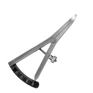 Calibre chirurgical CASTROVIEJO, instrument de mesure droit de précision, portée de la échelle 3-1/2 pouces, longueur de travail par Grip Surgical - Product Image 2