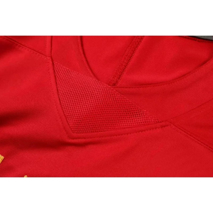 Camiseta de Fútbol Americano Roja Personalizada con Cuello en V, Manga Corta, Número 00 Sublimado, Absorbe la Humedad, Corte Regular para Hombre Adulto - Product Image 6