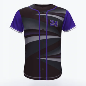 OEM Service Groothandel Sportkleding Team Uniform Baseball Jersey Op Maat Ontwerp Snel Droogend Ademend Professioneel Baseball Jersey - Product Image 1