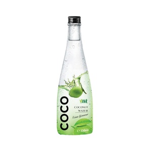 Bouteille en plastique de 330ml d'eau de coco avec citron vert Fournisseur d'emballages personnalisés Best of Vietnam Low-Carb Certified BRC Vietnam - Product Image 1