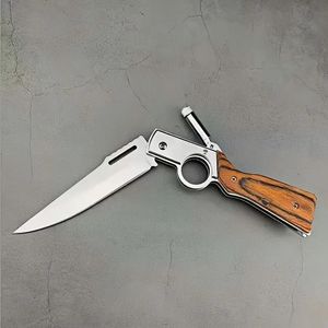 Coltello Tattico Versatile con Lama in Acciaio Inossidabile, Impugnatura Ergonomica e Fori per Pollice a Sgancio Rapido per Uso Ambidestro Quotidiano - Product Image 2