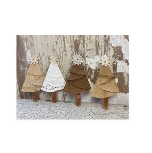 Mini Wooden Christmas <b>Tree</b> Decoration Personalized Wood Place Card Holder DIY Crafts Tabletop Xmas Ornament Wholesale Ornaments - Product Image 5