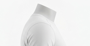 Men's White Short Sleeve Crew Neck Moisture Wicking T-Shirt 100% Polyester <b>Mesh</b> Solid Color All Seasons Athletic Fit - Product Image 6