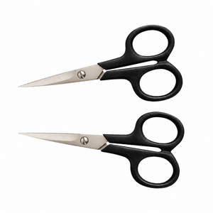 Professional Stainless Steel Smooth <b>Edge</b> Scissors Black <b>Plastic</b> Handle Multi-Purpose Cutting DIY Sewing Fabric <b>Trim</b> - Product Image 4