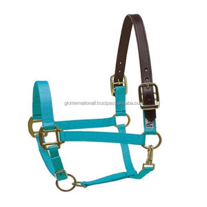 Harnais de cheval réglables en nylon de haute qualité avec fermoir à la gorge, style selle western, harnais hybride personnalisé en cuir et nylon - Product Image 3