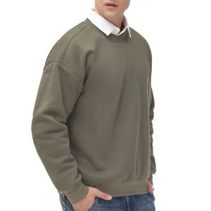 เสื้อสเวตเชิ้ตผู้ชาย คอตตอนผสม ผ้าฟลีซนุ่ม สวมใส่สบาย ทรงหลวม สไตล์สตรีทแวร์ ลำลอง ใส่ได้ทุกวัน เสื้อนุ่มสบาย - Product Image 5