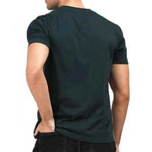Men's Short Sleeve Color Blocked T-<b>Shirt</b> O-Neck <b>Patchwork</b> Casual Knitted Regular Fit - Product Image 5