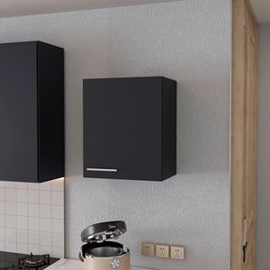 Mobile da Cucina Nero a 1 Anta Hi Wall - Product Image 1