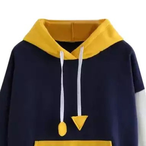 เสื้อฮู้ดดี้ทรงสลิมฟิต ผ้าถักลายบล็อกสี 100% โพลีเอสเตอร์ สไตล์ลำลอง พิมพ์โลโก้ตามสั่ง สำหรับผู้ชาย - Product Image 3