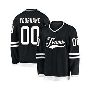 Camisetas de Hockey sobre Hielo, Colores Personalizados, Todas las Tallas, 100% Poliéster, Fabricante, Transpirables, Antibacterianas, Uniformes Deportivos para Equipos - Product Image 1